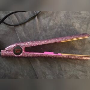 Chi Ultra Pink Glitter Hair Straightener Flat Iron Limited Edition GF1024